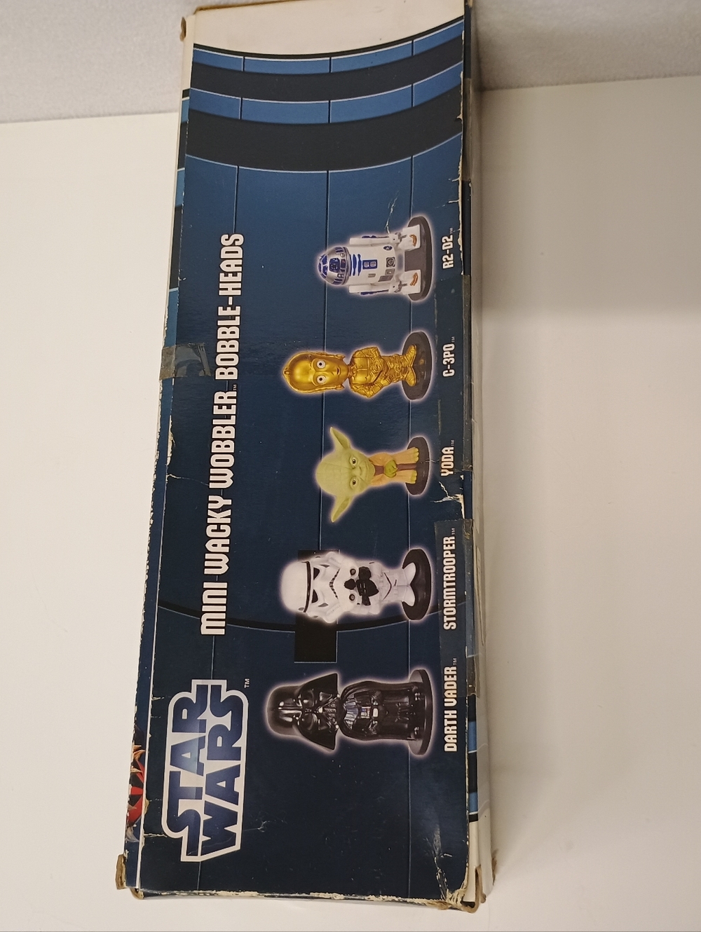 Star Wars Mini Bobble-Head Set - Black, White, Green, Gold, Blue - Picture 7 of 8